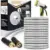Unywarse 50′ Flexible Stainless Steel Water Hose with 10 Function Nozzles for $17.99
