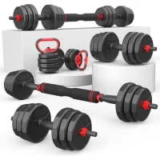 UPGO 70lbs Free Weight Set with Connector for $78.39