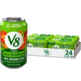 V8 Low Sodium Original 100% Vegetable Juice 11.5oz (24-Pack) for $9.73