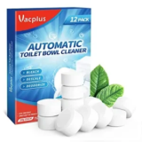 12-Count Vacplus Automatic Toilet Bowl Cleaner Tablets – $3.82
