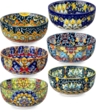 Vancasso SIMI 28oz Bohemian Ceramic Soup Bowls (6-Pack) for $21.82