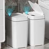 Vanpopubs 2-Pack 2.7-Gallon Automatic Touchless Bathroom Trash Cans for $25.99