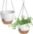 2-Pack 8″ Vanslogreen Self-Watering Hanging Pots with Removable Tray for $10