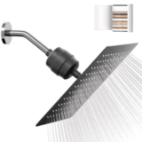 Vapralis 10″ 20-Stage Filtered Shower Head (Matte Black) – $20