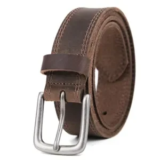 VATAN Full Grain Leather Casual Men’s Belt for $12