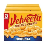 Velveeta Shells and Cheese Original Macaroni & Cheese Dinner, 12 oz Boxes (3-Pack) – $4.70 at Amazon