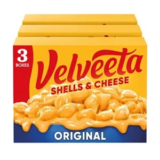 3-Pack of 12oz Velveeta Shells & Cheese for $4.70
