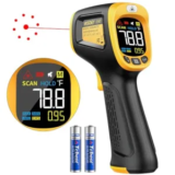 VESOGY Infrared Thermometer Gun for $9.99 – Adjustable Emissivity