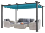 VEVOR 10′ x 13′ Outdoor Retractable Pergola with Canopy for $190