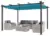 VEVOR 10′ x 13′ Outdoor Retractable Pergola with Canopy for $190