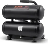 Vevor 120PSI 4.6-Gal Portable Air Compressor – $143.54