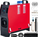 VEVOR 12V 5KW Diesel Air Heater with Remote Control & LCD for $59