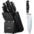 Vevor 15-Piece High Carbon Stainless Steel Knife Block Set for $35.95