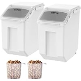 2-Pack VEVOR 15L Ingredient Storage Bins with Measuring Cups – $24.90 ($43.99 Original)