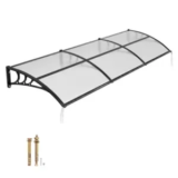 VEVOR 38″ x 117″ Transparent Exterior Door Awning for $76