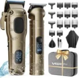 Vgrpro Cordless Hair Clipper, Trimmer, and Foil Shaver Set for $27.49