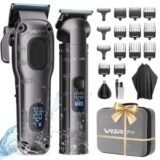 VGRPRO Professional Cordless Hair Clipper Set Now $27