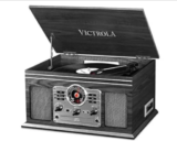 Victrola Quincy 6-in-1 Bluetooth Record Player for $59.99