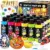 VigorFun 40-Piece Acrylic Paint Set with 24 Colors & 12 Brushes – $16.19