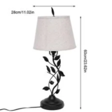 Vintage Bedside Table Lamp with Dual USB Ports for $41.75