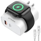 Vonuv 3-in-1 Dual USB Wall Adapter & Apple Watch Charger for $8.98