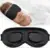 Vynix 100% Blackout 3D Soft Sleeping Mask – Black $4.19