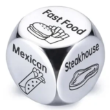 Wareon Stainless Steel Food Decision Dice for $3.99, Save 50%