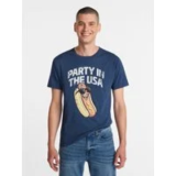 Way to Celebrate Men’s Party in the USA Graphic Tee for $6.98
