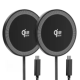2-Pack WayLite 25W Magnetic Wireless Charging Pads (Qi2.2, MagSafe Compatible) – $12