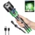 WdtPro 10000mAh Rechargeable Waterproof LED Flashlight with LCD for $16