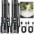 Wdtpro 6000lm Zoomable USB Rechargeable Waterproof LED Flashlight (2-Pack) – $10.19