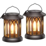 WdtPro Outdoor Waterproof Bright Hanging Solar Lanterns (2-Pack) for $14.94