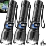 Wdtpro SFL064 Tactical Flashlight 3-Pack for $19.99