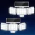 WdtPro Solar 3500lm Motion Sensor 3-Head LED Flood Light (2-Pack) for $18.40