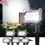 WdtPro Solar 3-Mode Outdoor Landscape Spotlight (6-Pack, Cool White) – $24.99