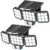 WdtPro 2-Pack Solar 3500lm Motion Sensor 3-Head LED Flood Light for $19.99