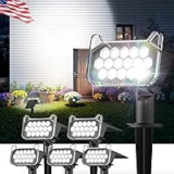 WdtPro 1000-Lumen Solar Spot Lights – 6-Pack for $23.98