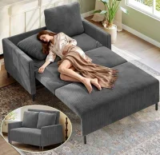 Welzona 47.2″ Convertible Sofa Bed Couch for $184.65 with Free Shipping