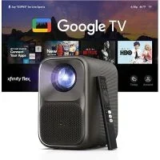 Wemax 1080P Smart Google TV Projector with Dual 5W Speakers – $179.99 ($420 Off)
