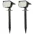 WENATY 2-Pack Solar 46 LED Outdoor Spotlights with 3 Modes for $9.99