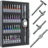 Wesdut 32-in-1 T Handle Magnetic Ratchet Screwdriver Set – $13.19