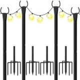 WeValor 4-Pack String Light Poles Now $34.99, Originally $69.99
