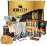 [Amazon US, 60% OFF] Whiskey Infusion Kit, DIY Alcohol Making Kit for Infusing Bourbon, Rye, Gin, Vodka, Tequila, Rum with Custom Botanicals – $19.99 (reg $50)