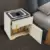 White Bedside Cabinet Nightstand with Safe, Wireless Charger & Bluetooth Speaker – $165.64