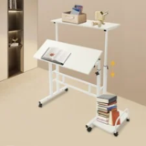 White Multi-Functional Foldable Computer Desk for $87.90