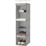 Whitmor 5 Tier Hanging Closet Organizer with Metal Frame for $9.52