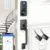 WiFi Smart Keyless Entry Door Lock Set with Front Door Handle for $34.75