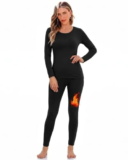 WIHOLL Women’s Thermal Underwear Set for $8.99