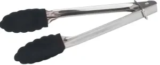 7″ Winco Stainless Steel Utility Tongs with Silicone Tips – $2.77