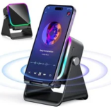 Wireless Induction 5-in-1 Bluetooth Speaker with Phone Stand for $15.59